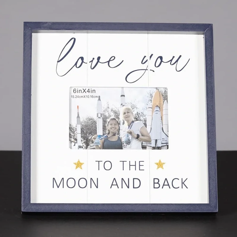 New Moon and Back Photo Frame 6inX4in (15.24cmX 10.16cm)